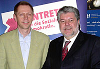 Peter Vietz mit dem SPD-Vorsitzenden Kurt Beck Peter Vietz mit dem SPD-Vorsitzenden Kurt Beck